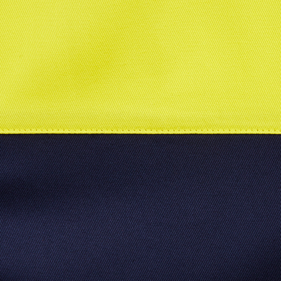 JB's Hi Vis Close Front Long Sleeve 190G Work Shirt - 6HVCF