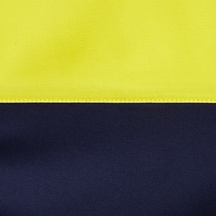 JB's Hi Vis Close Front Long Sleeve 190G Work Shirt - 6HVCF