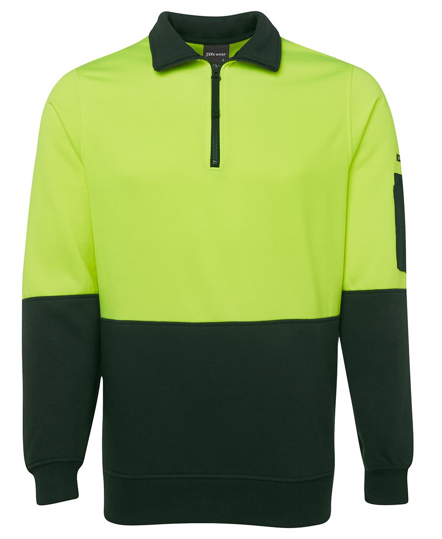 JB's Hi Vis 1/2 Zip Fleecy - 6HVFH