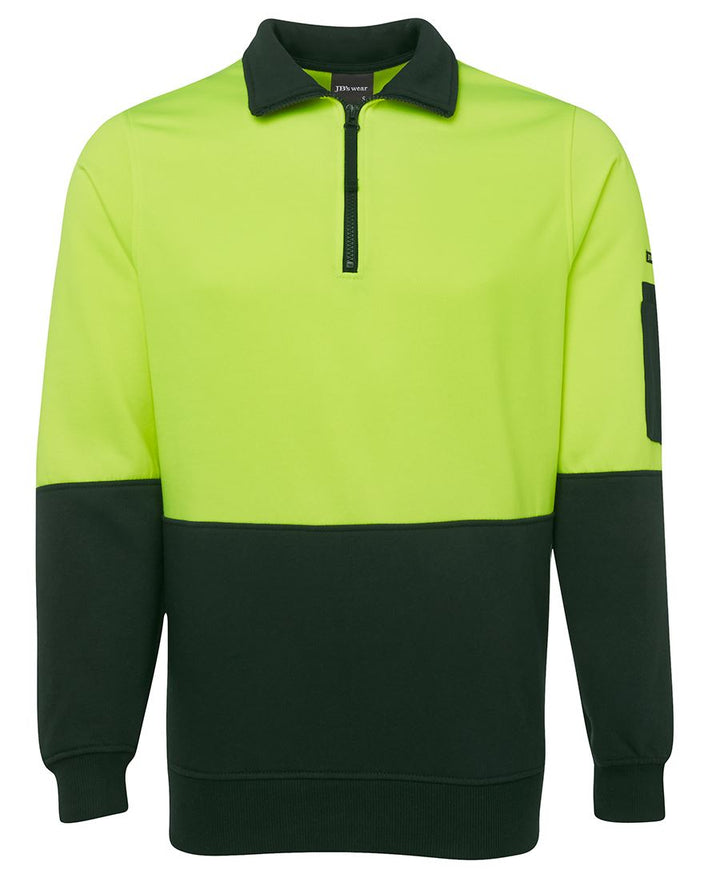 JB's Hi Vis 1/2 Zip Fleecy - 6HVFH