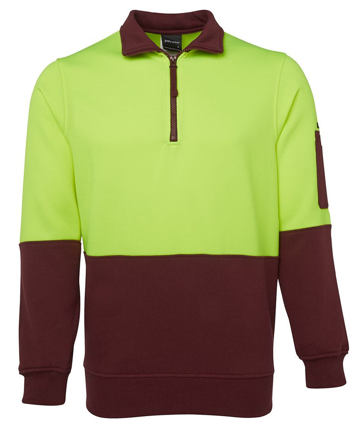 JB's Hi Vis 1/2 Zip Fleecy - 6HVFH