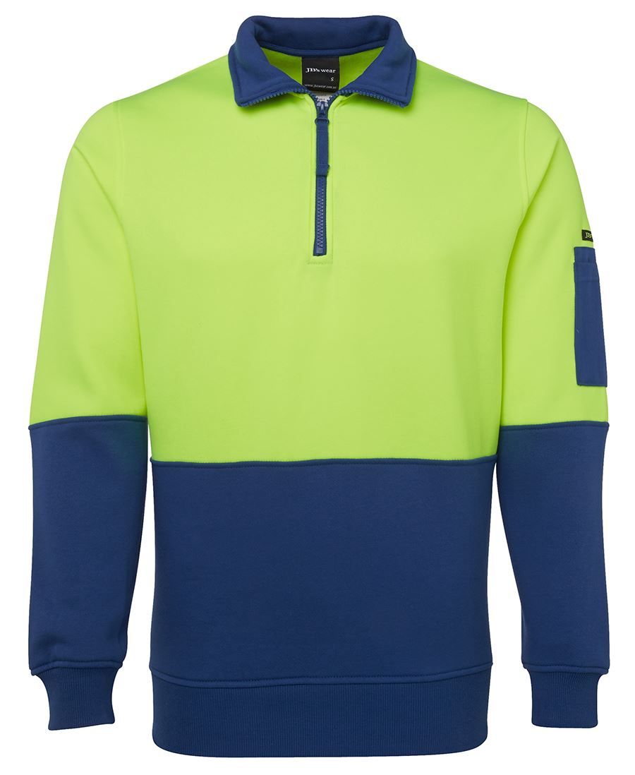 JB's Hi Vis 1/2 Zip Fleecy - 6HVFH