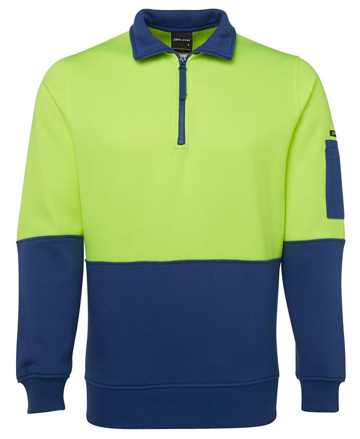 JB's Hi Vis 1/2 Zip Fleecy - 6HVFH