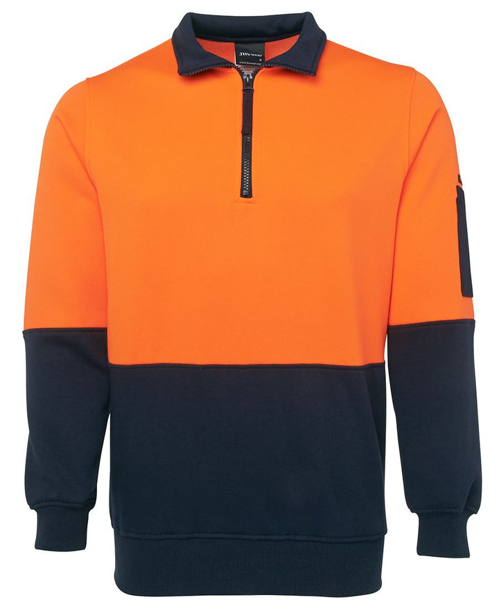 JB's Hi Vis 1/2 Zip Fleecy - 6HVFH