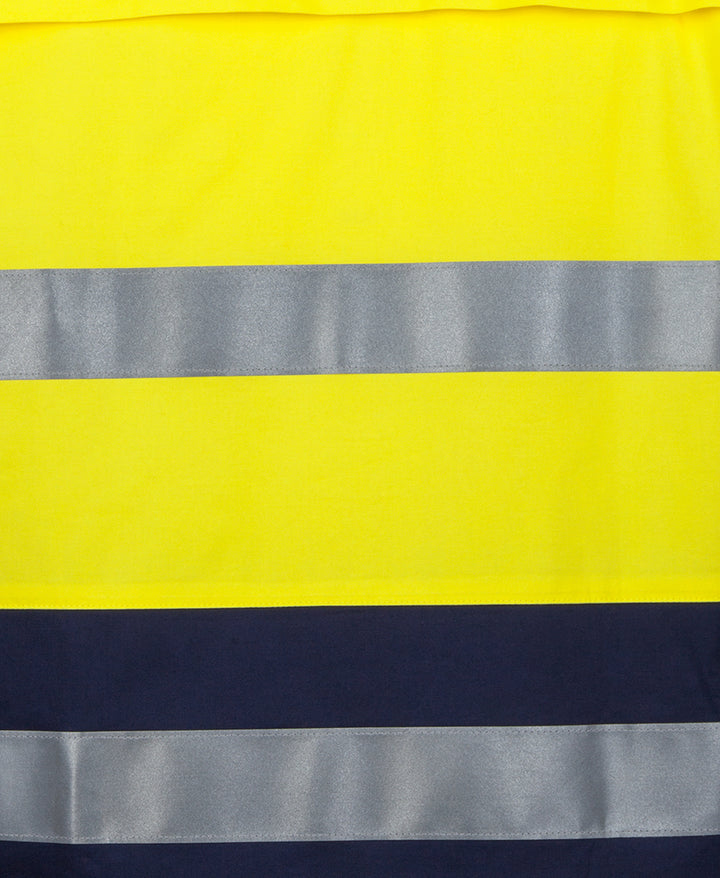 JB's Hi Vis (D+N) Close Front Long Sleeve 150g Work Shirt - 6HWCS