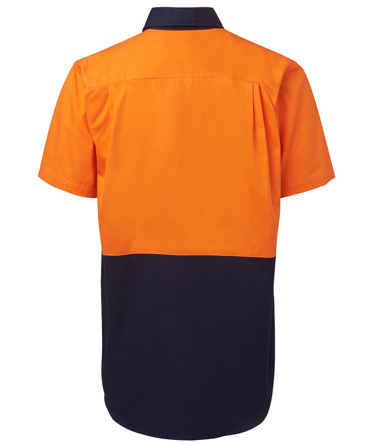 JB's Hi Vis Short Sleeve 190g Work Shirt - 6HWS