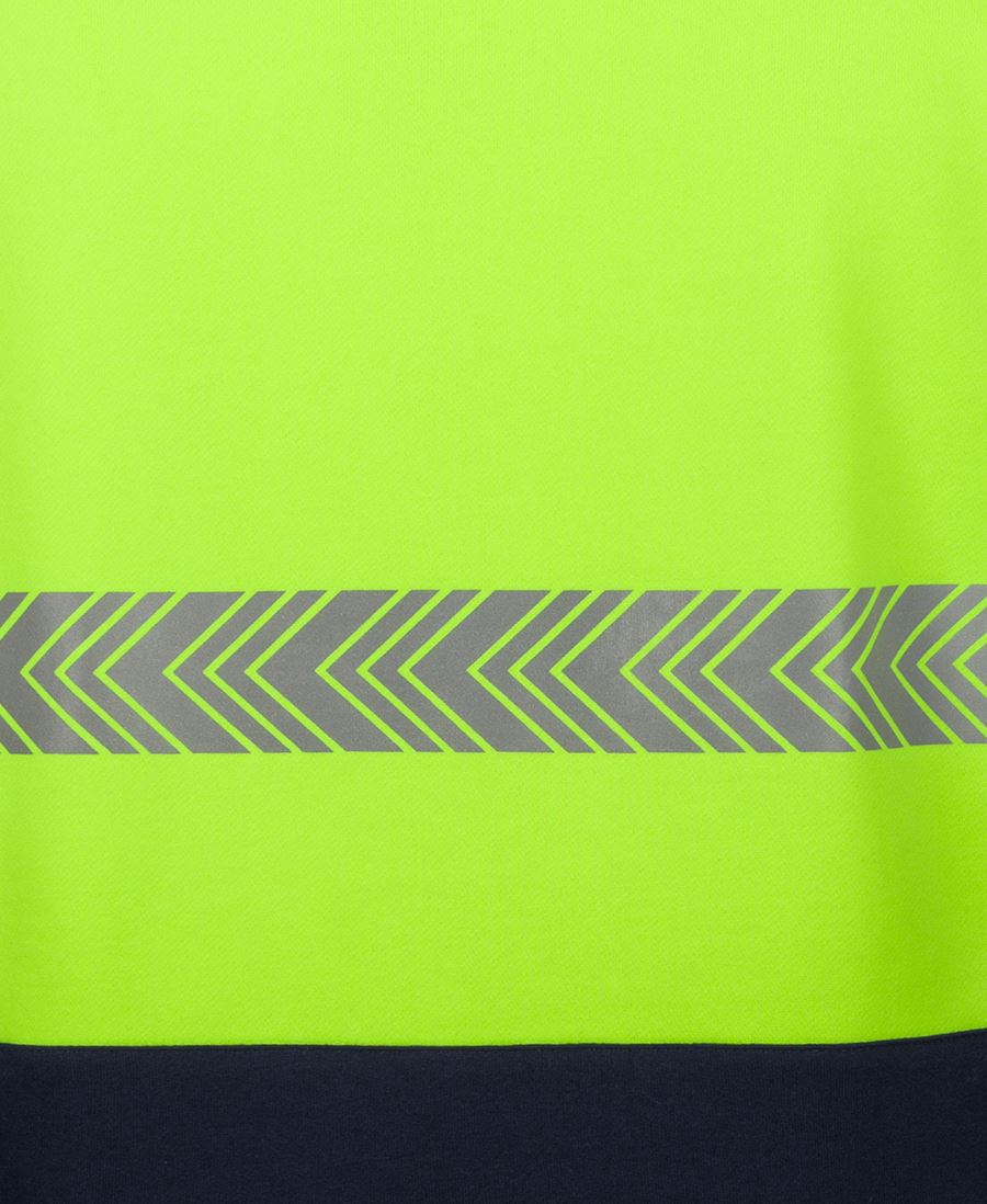 JB's Hi Vis ½ Zip Segmented Tape Fleecy - 6HZS
