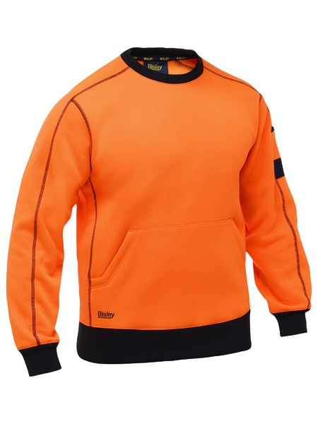 Work Fleece Crew Neck Jumper BK6722