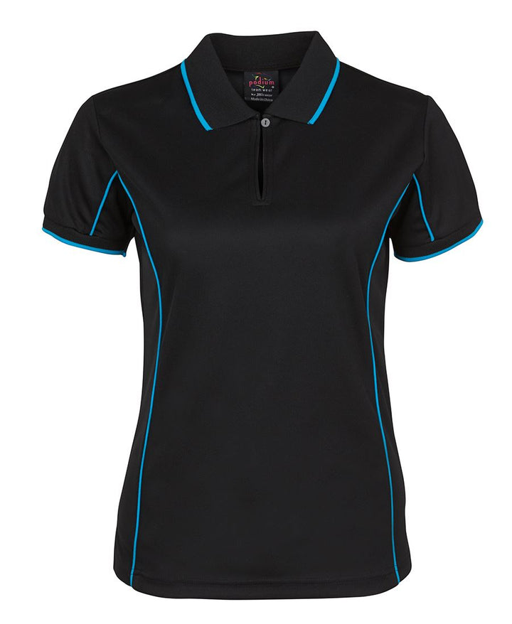 Ladies Piping Polo - 7LPI (8 colours)