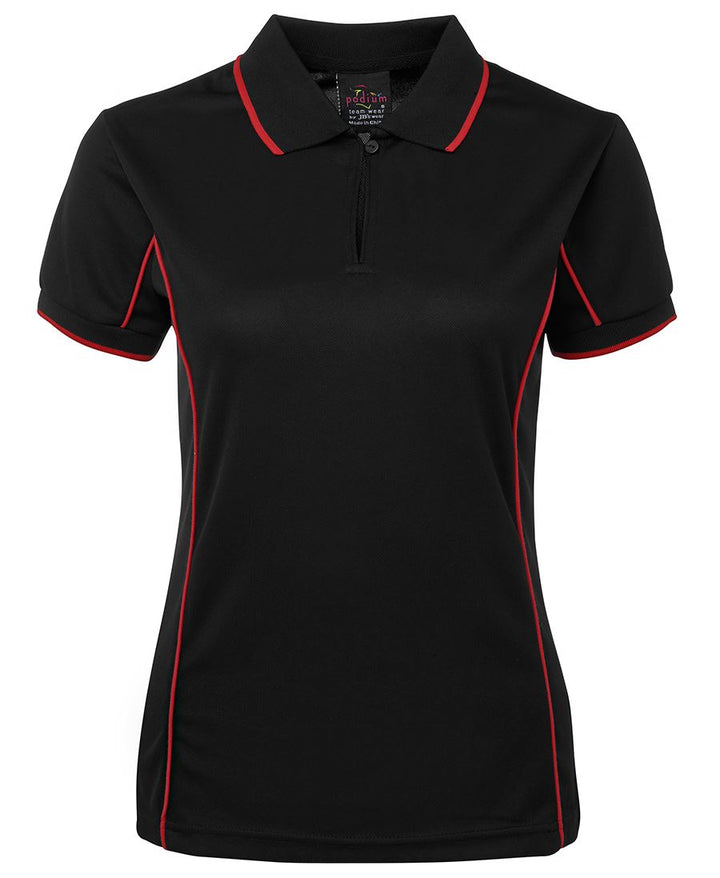 Ladies Piping Polo - 7LPI (8 colours)