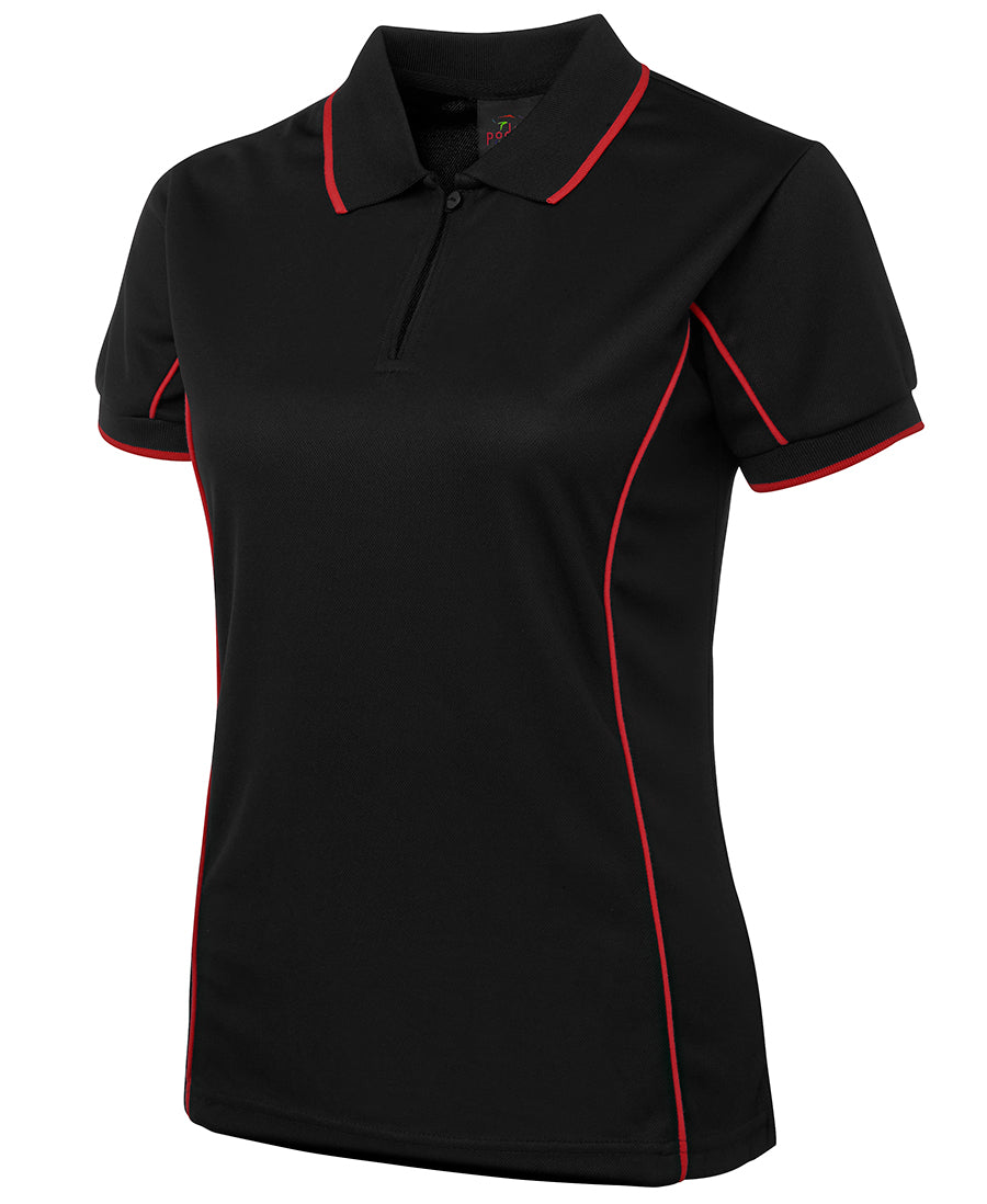 Ladies Piping Polo - 7LPI (8 colours)