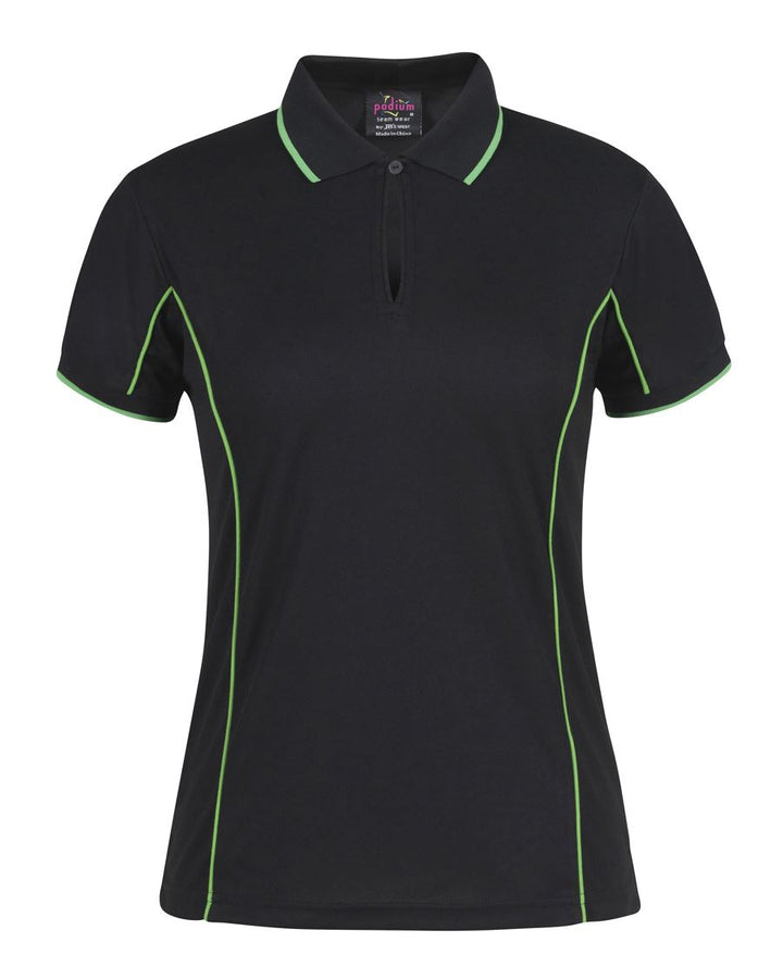 Ladies Piping Polo - 7LPI (8 colours)