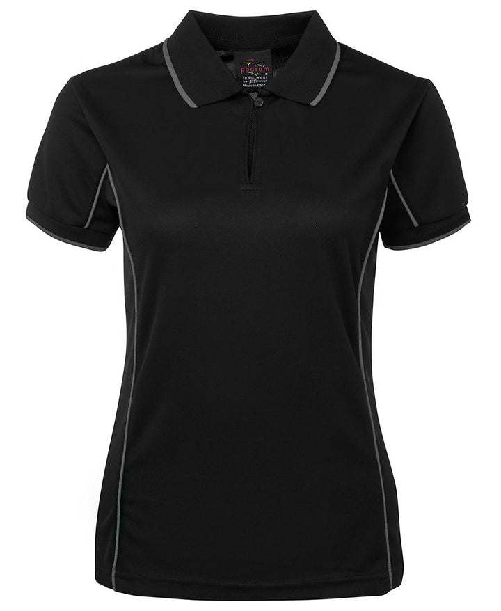 Ladies Piping Polo - 7LPI (8 colours)