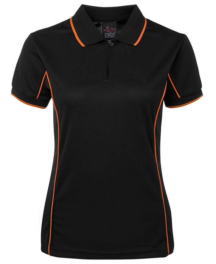 Ladies Piping Polo - 7LPI (8 colours)
