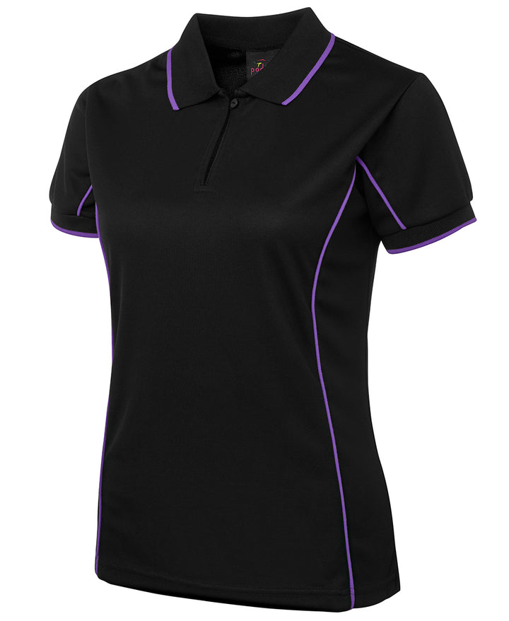 Ladies Piping Polo - 7LPI (8 colours)