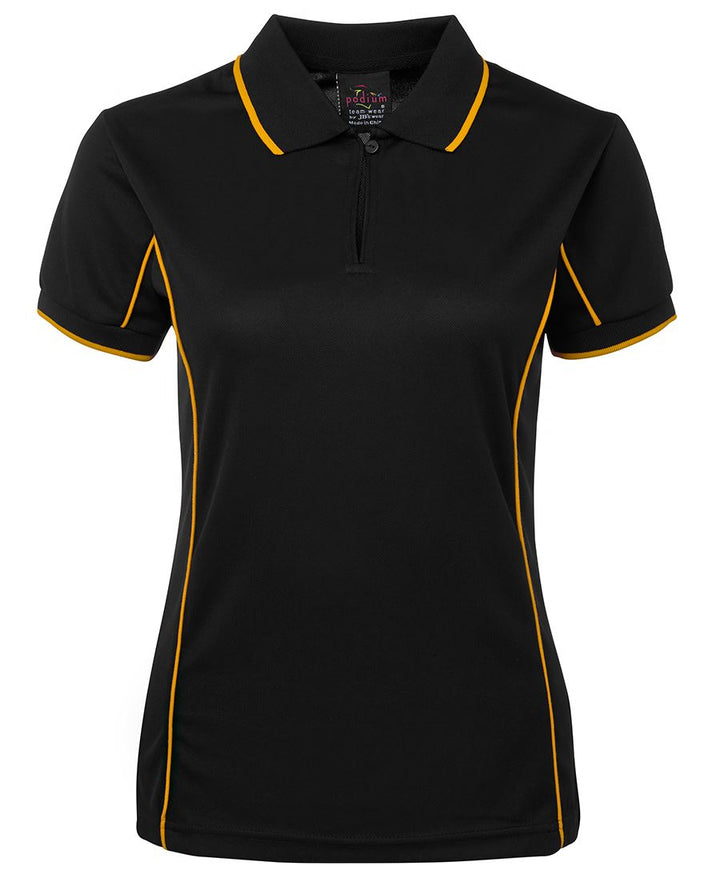 Ladies Piping Polo - 7LPI (8 colours)