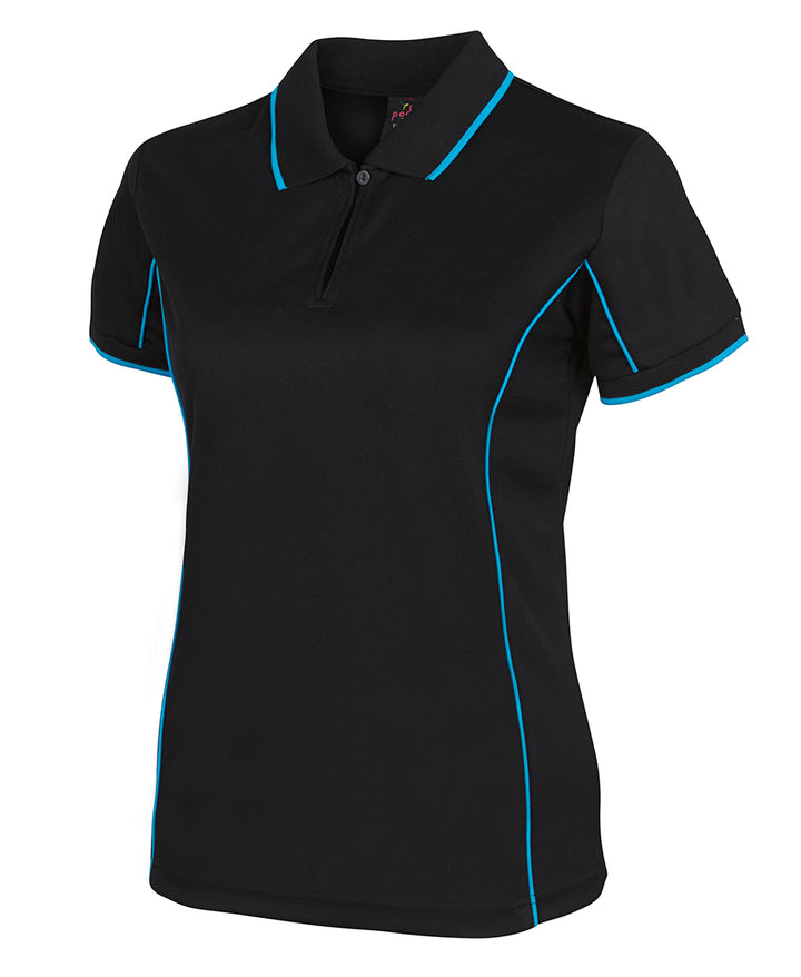 Ladies Piping Polo - 7LPI (8 colours)