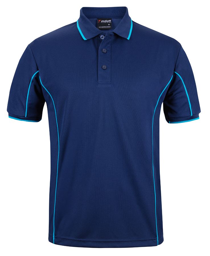 Podium Short Sleeve Piping Polo (8 Colours) - 7PIP