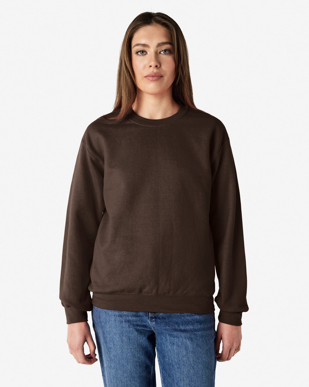Adult Heavy Blend Crew Neck Hoodie - 18000 (11 Colours)