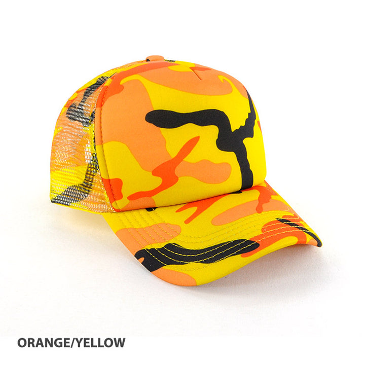 Camouflage Trucker Mesh Cap - AH296/HE296