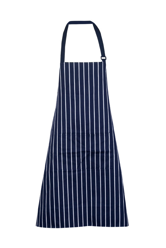 Striped Full Bib Apron - AP603B