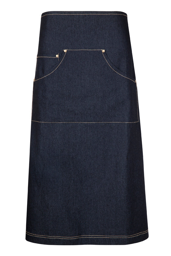 Long Waist Cotton/Denim Apron - AP702L