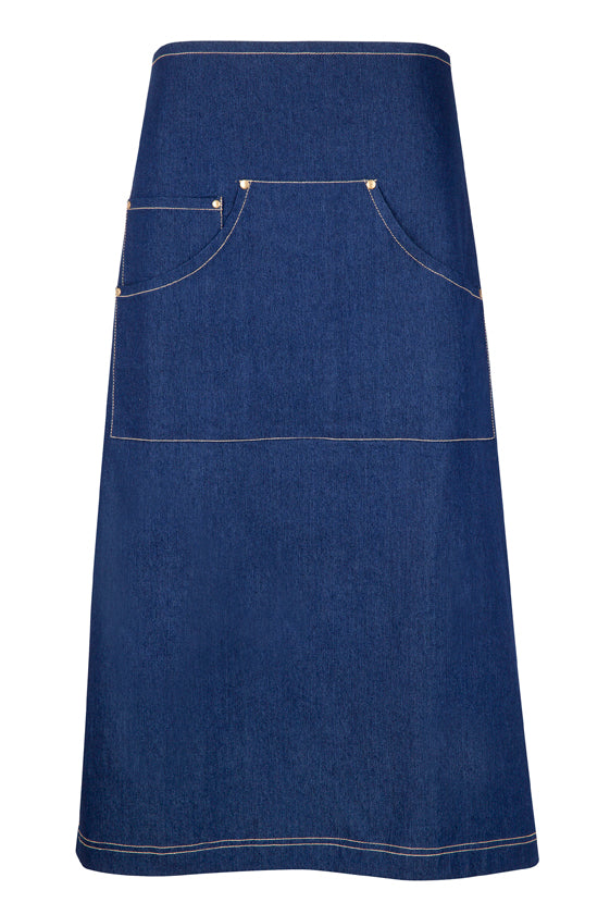 Long Waist Cotton/Denim Apron - AP702L