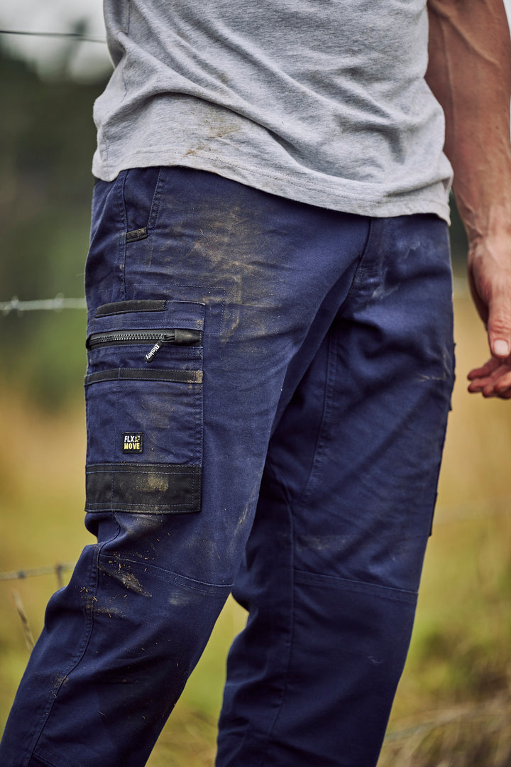 Men's Flx & Move™ Stretch Canvas Elastic Waist Cargo Pants - BPC6338