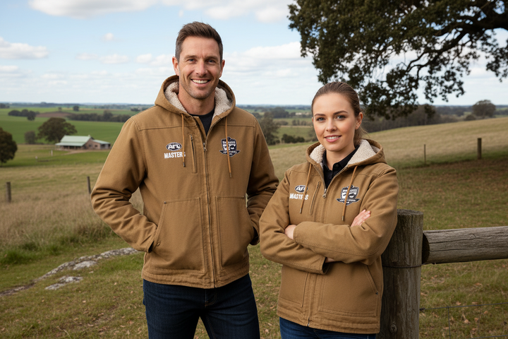 AFL Masters Newcastle 2026 Polo Hooded Barn Jacket - 3BHJ