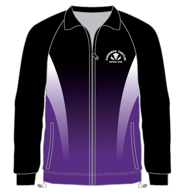 Caringbah Thistles Netball  Ladies Raglan Fleece Jacket