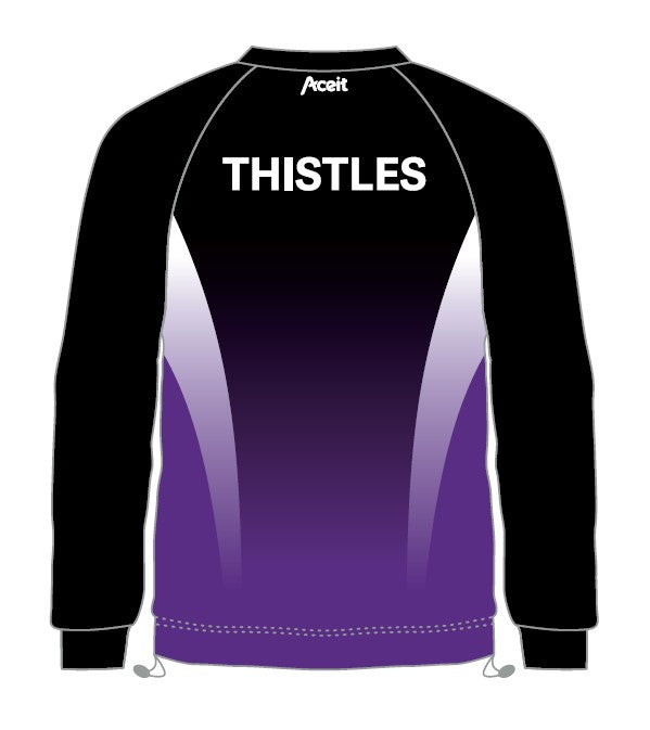 Caringbah Thistles Netball  Ladies Raglan Fleece Jacket
