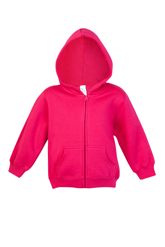 Fleece Baby Zip Hoodie - F100ZZ (11 Colours)
