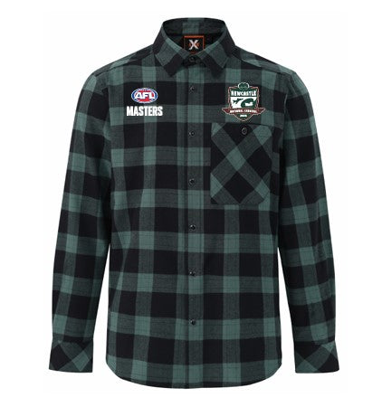 AFL Masters Newcastle 2026 Unisex Classic Flannel Plaid Long Sleeve Shirt - WT11