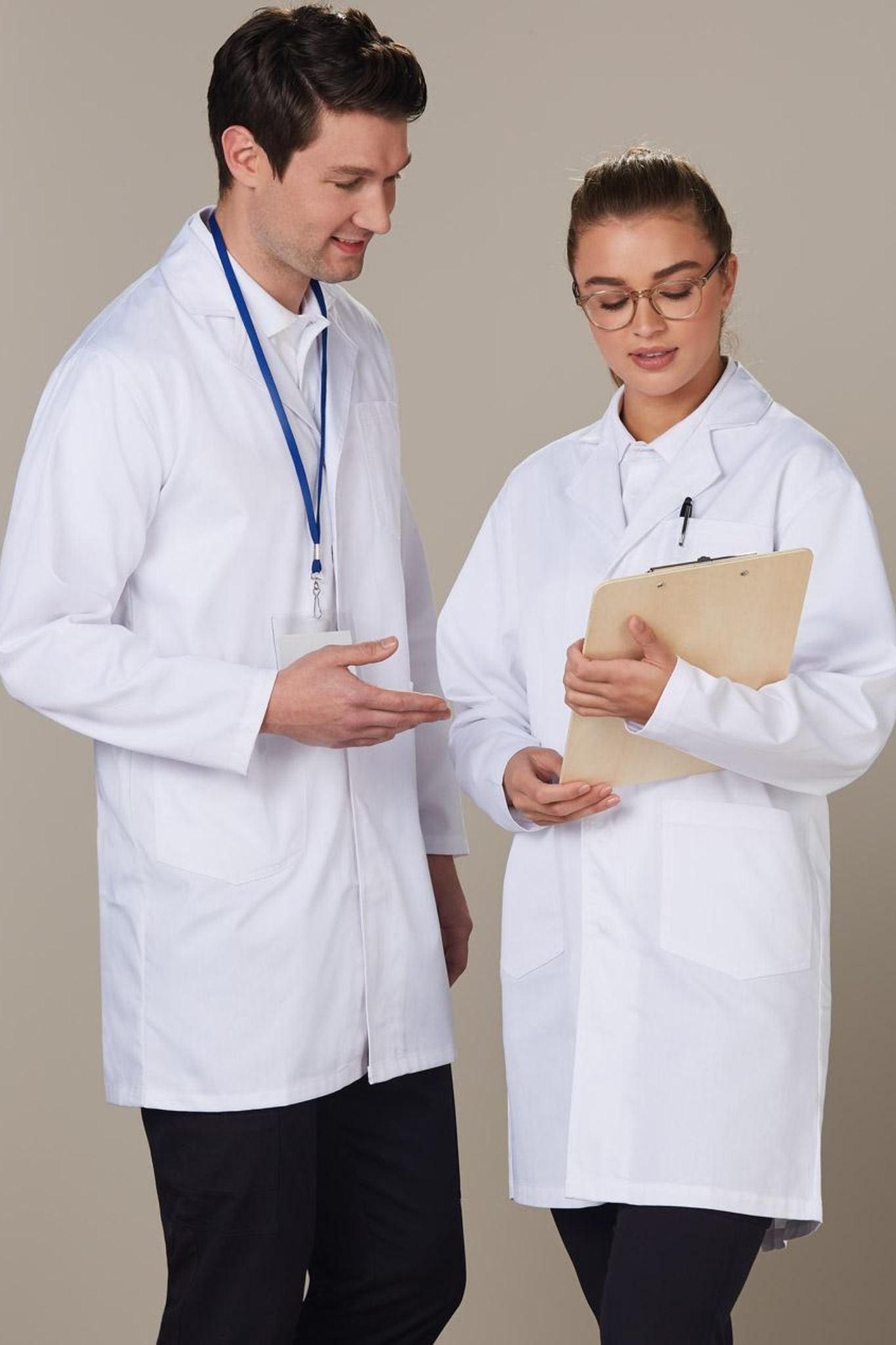 Unisex Long Sleeve Lab Coat - M7632 – Aceit