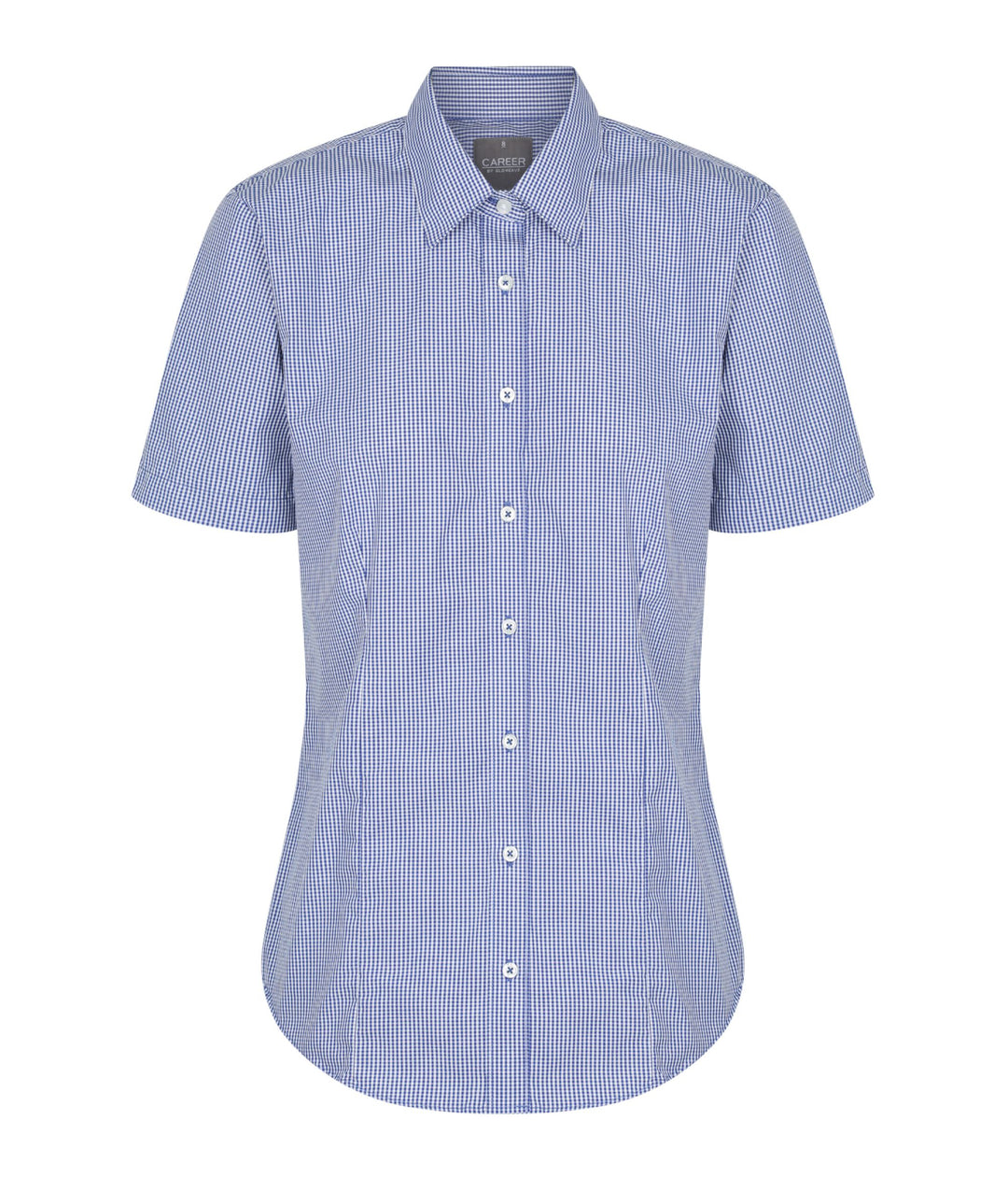 Women's Gingham Short Sleeve Shirt - 1637WS (5 colours)