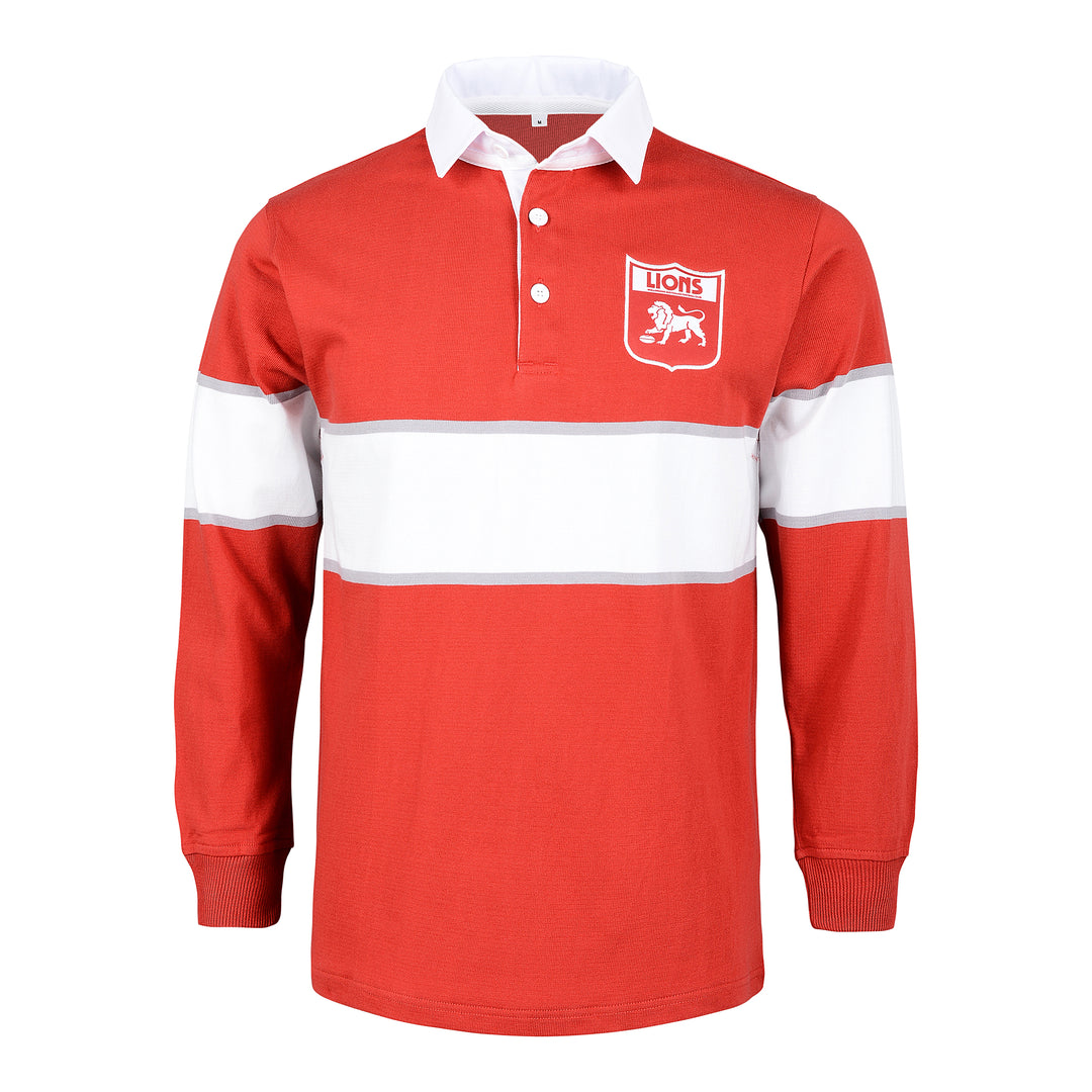 Custom Knitted Retro Long Sleeve Polo Jersey