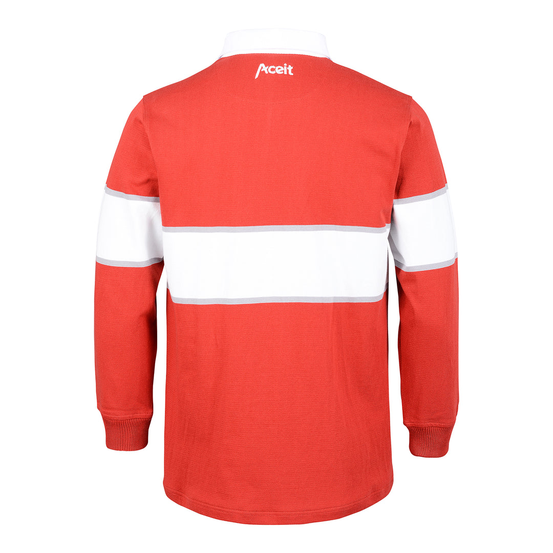 Custom Knitted Retro Long Sleeve Polo Jersey