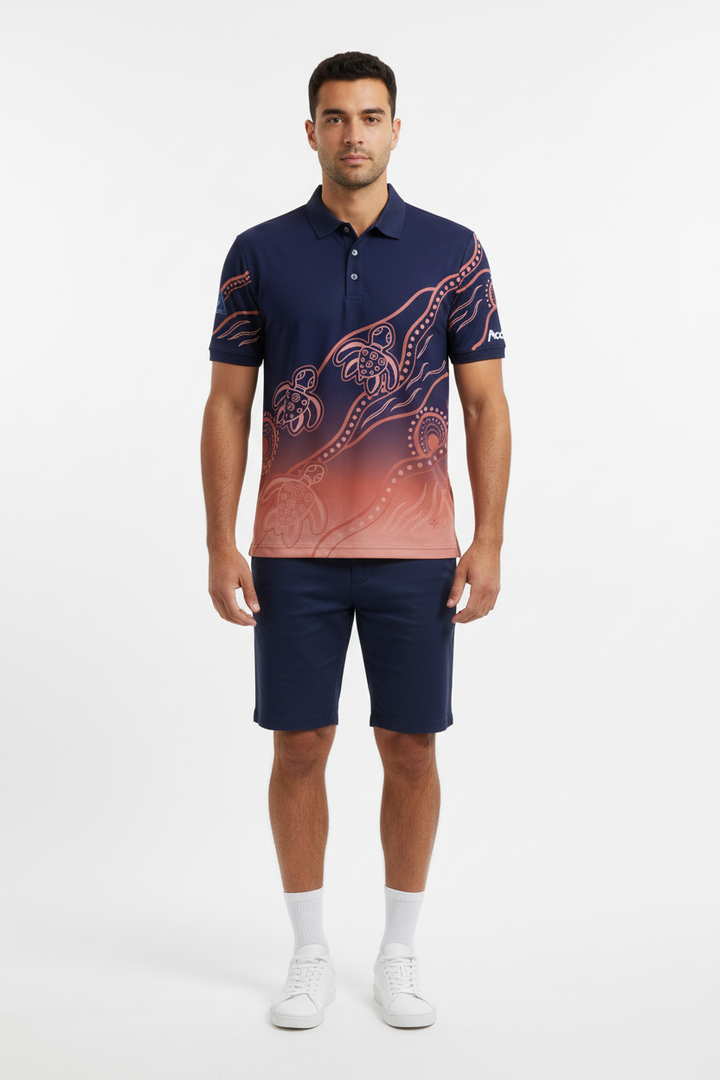 Bowls Australia River Turtle Polo Shirt 2025 - 120