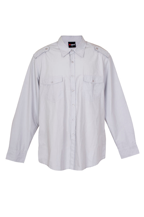 Men's Military Long Sleeve Shirts - S001ML