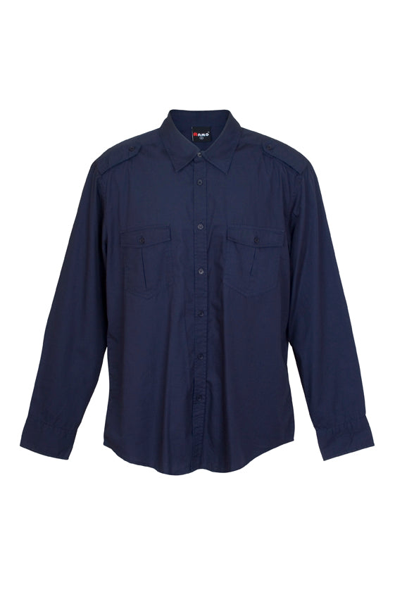 Men's Military Long Sleeve Shirts - S001ML