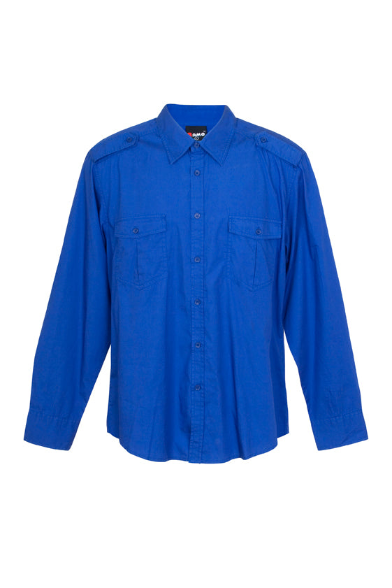 Men's Military Long Sleeve Shirts - S001ML
