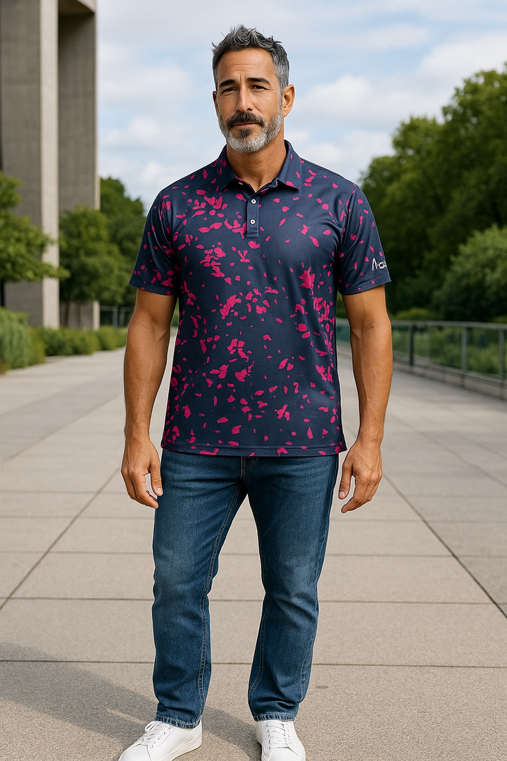 Bowls Australia Splash Polo Shirt - 120