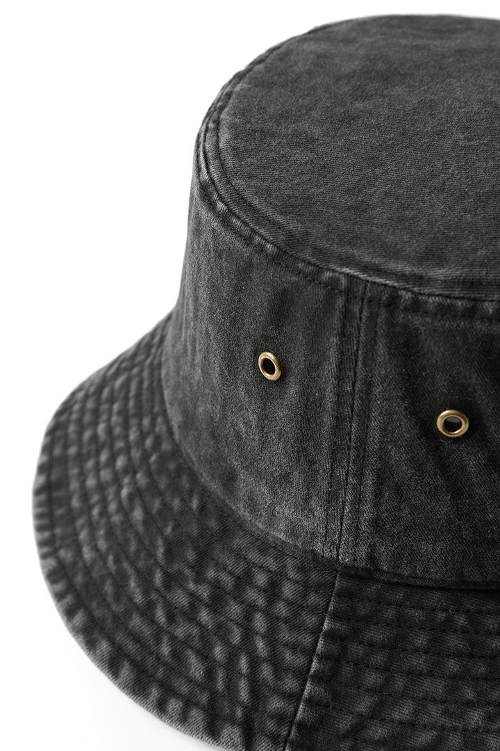 280gsm 100% Cotton Drill Washed Bucket Hat - C004HY