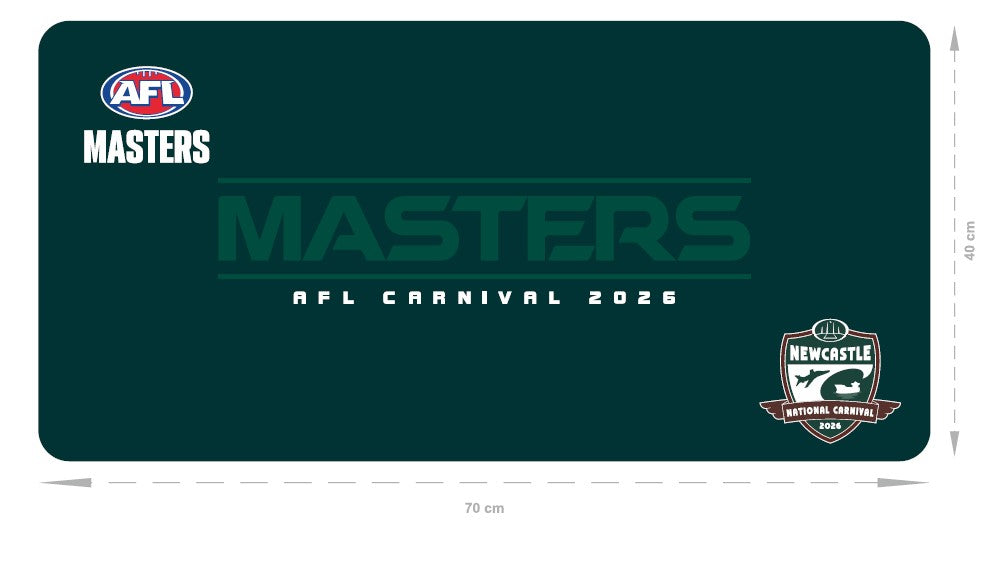 AFL Masters Newcastle 2026 Fitness / Gym Towel