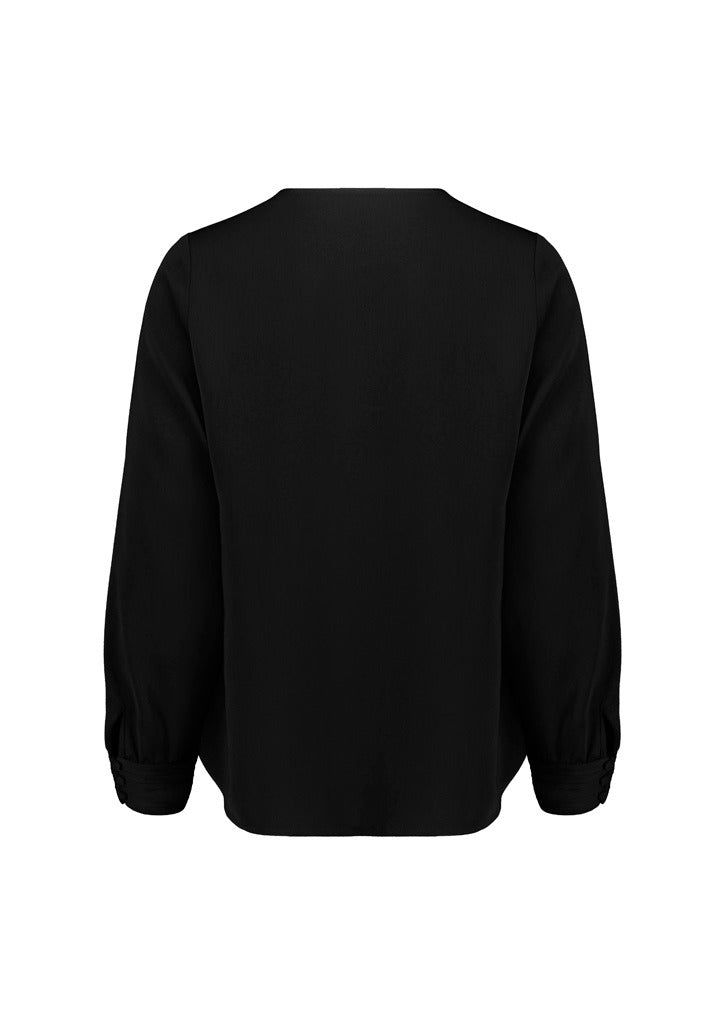 Womens Evelyn L/S Key Hole Blouse -  RU569LL