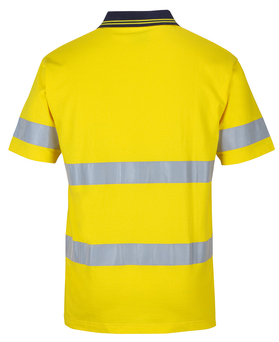 JB's Hi Vis (D+N) Short Sleeve Cotton Polo - 6DCPS