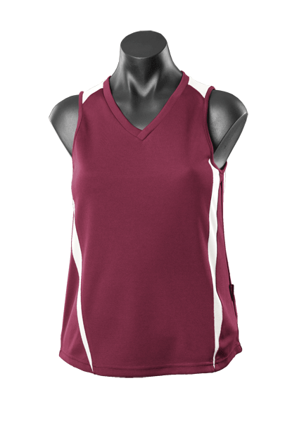 Womens Eureka Singlet - 2104 (11 Colours)