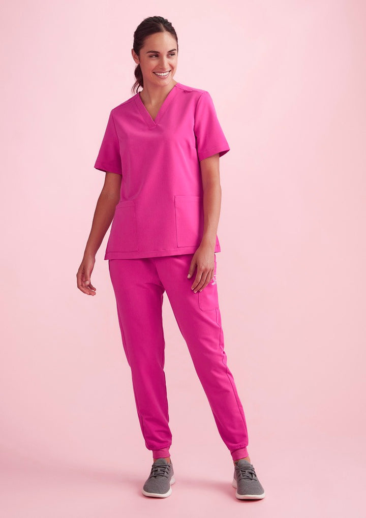 Womens Pink Jogger Scrub Pant - CSP241LL