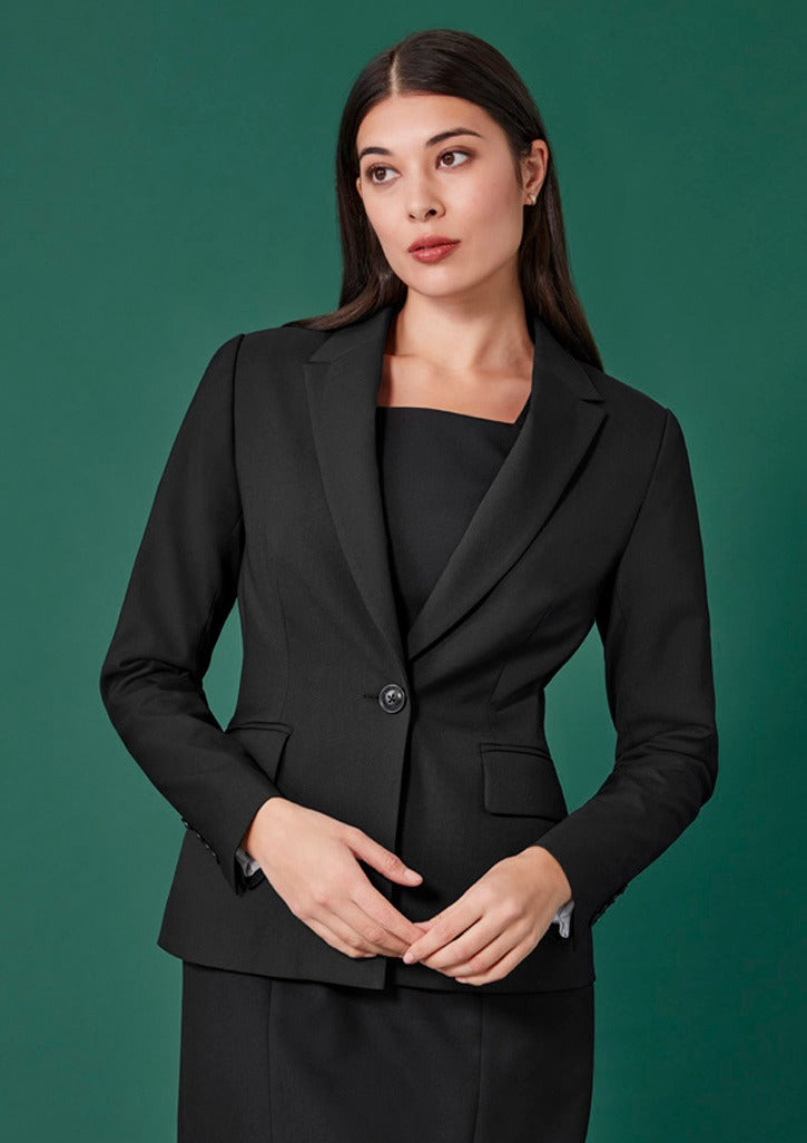 Womens Renew Single Button Mid-Length Jacket - RJ401L