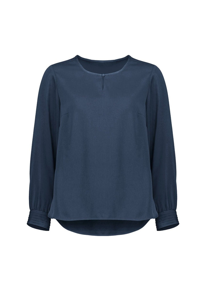 Womens Evelyn L/S Key Hole Blouse -  RU569LL